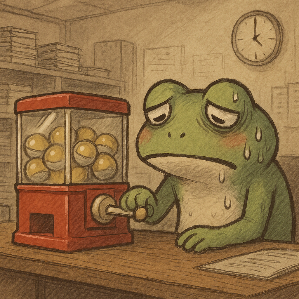 社畜ガチャ爆誕。休憩順はガチャで決めろ。